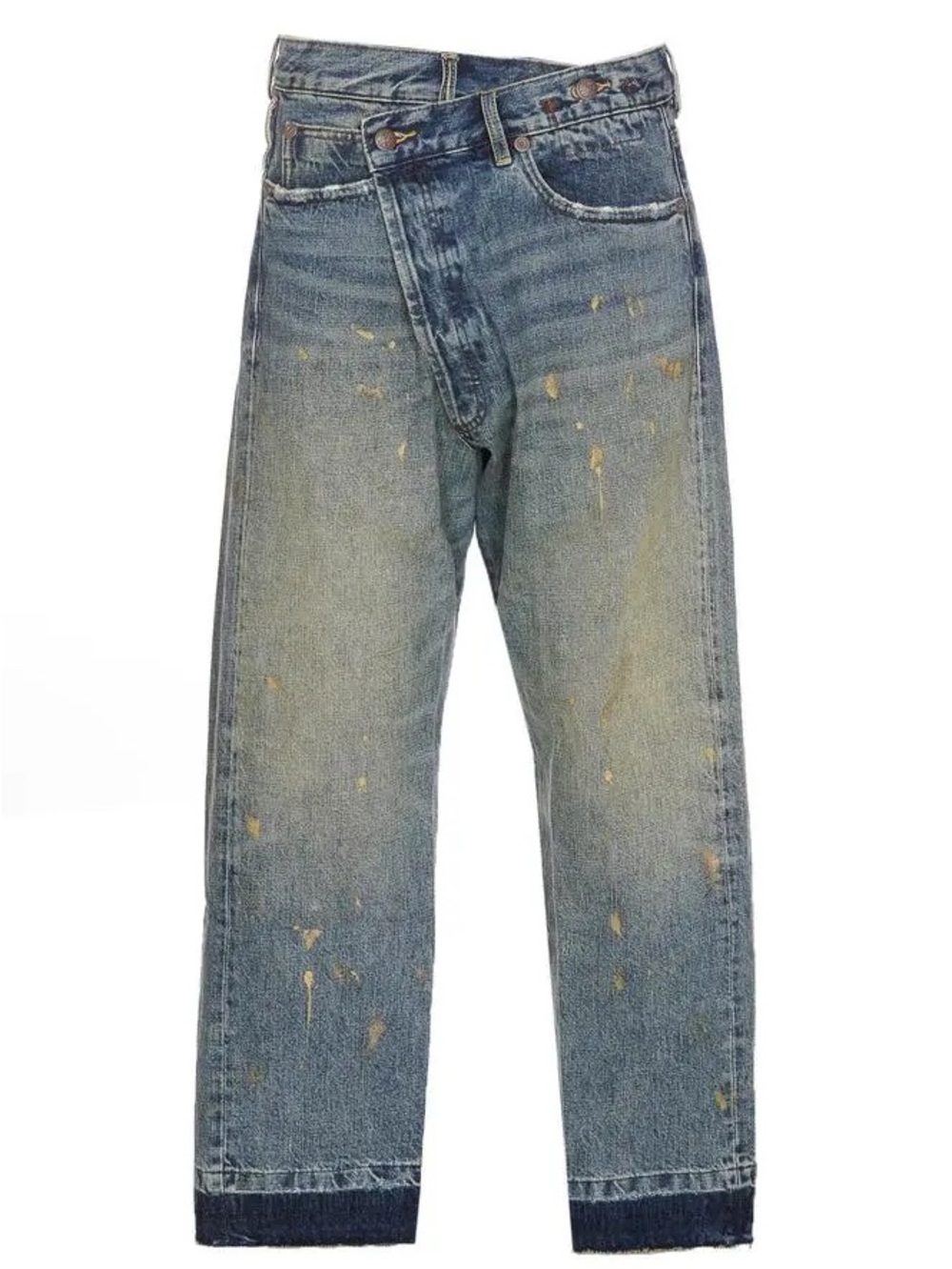 R13 crossover in Clinton blue with gold splatters, 26